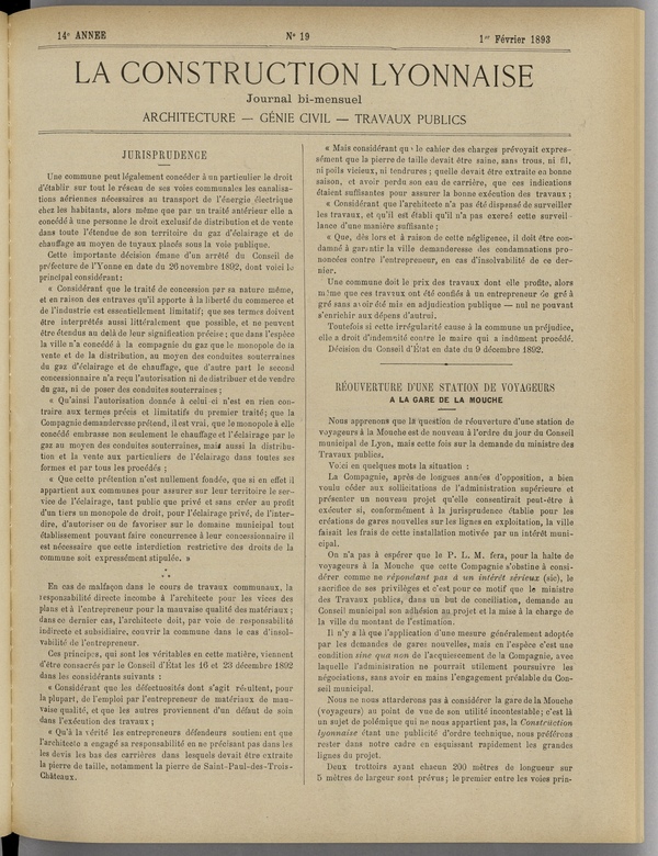 
						Affichage en mode lecture de la page
					