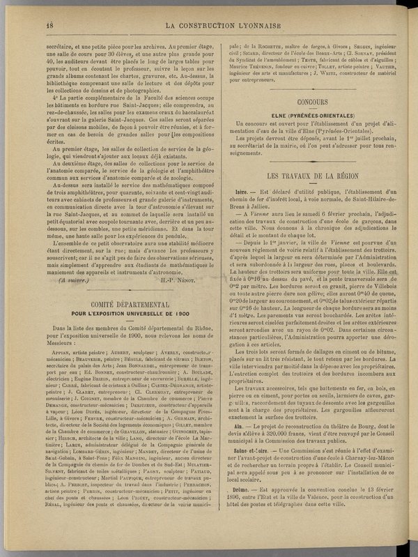 
						Affichage en mode lecture de la page
					