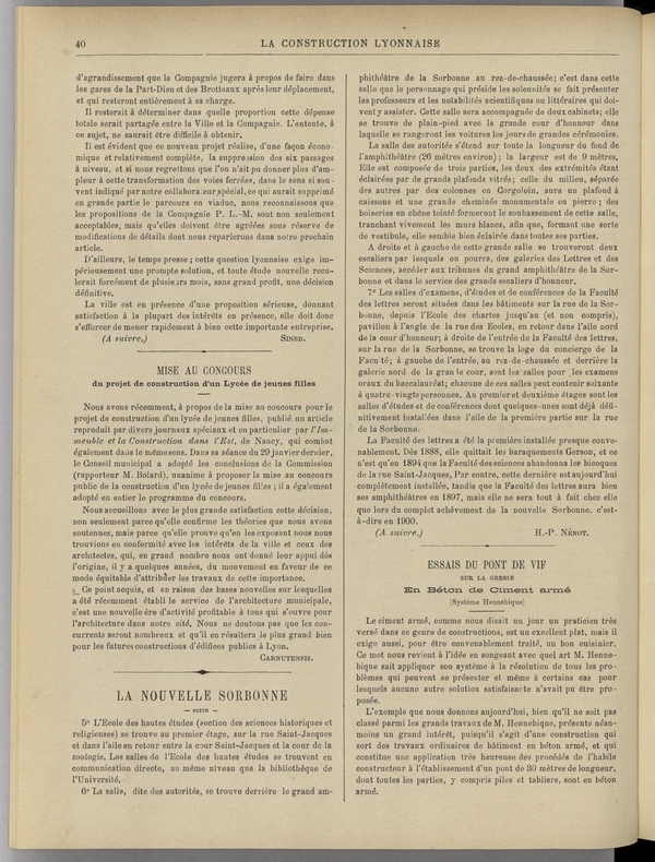 
						Affichage en mode lecture de la page
					