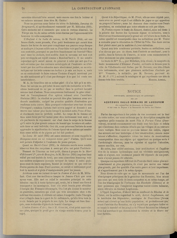 
						Affichage en mode lecture de la page
					