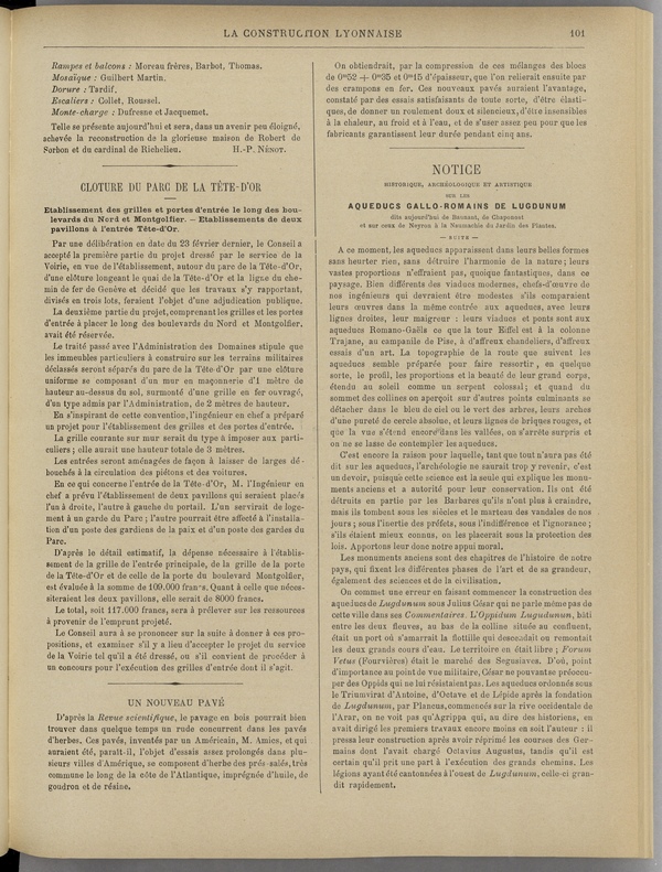 
						Affichage en mode lecture de la page
					