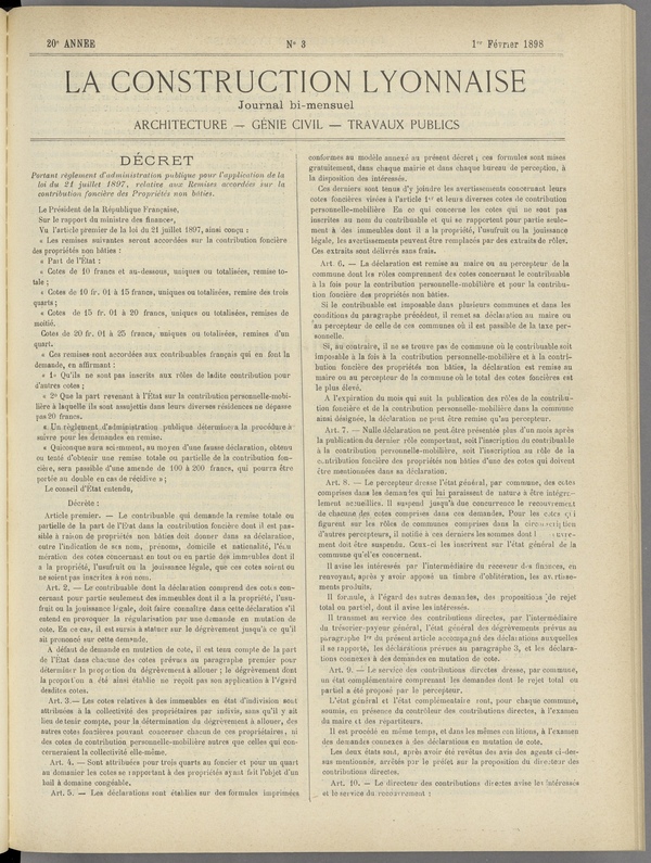 
						Affichage en mode lecture de la page
					