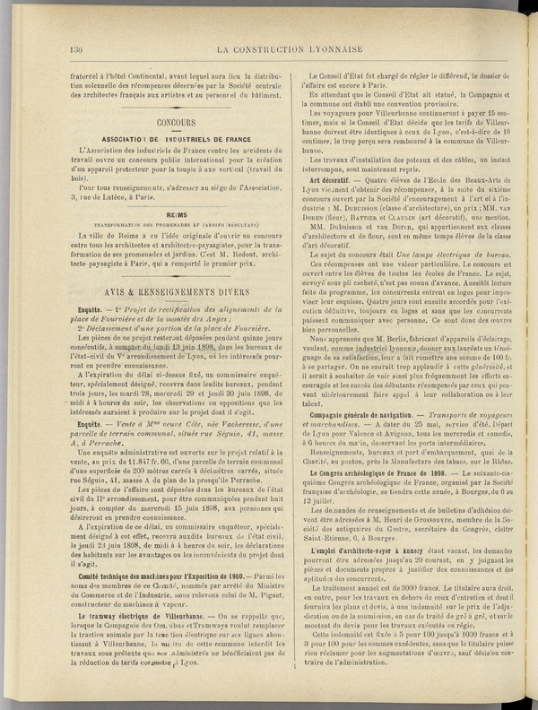 
						Affichage en mode lecture de la page
					
