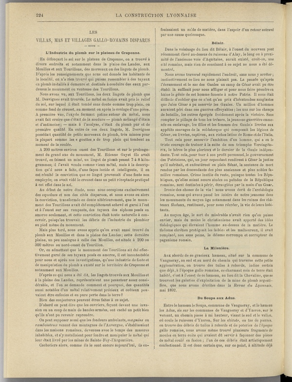 
						Affichage en mode lecture de la page
					
