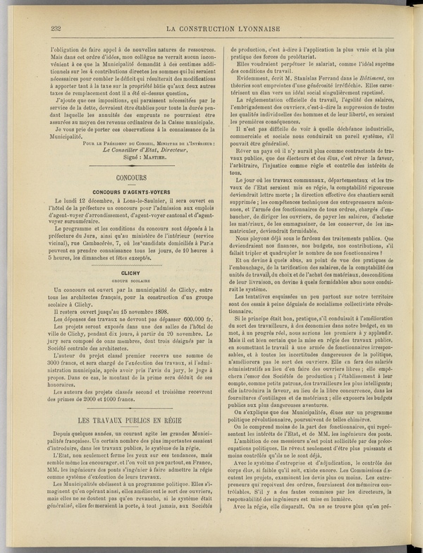 
						Affichage en mode lecture de la page
					