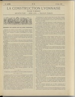La Construction lyonnaise N°12, pp. 1