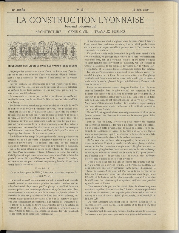 
						Affichage en mode lecture de la page
					