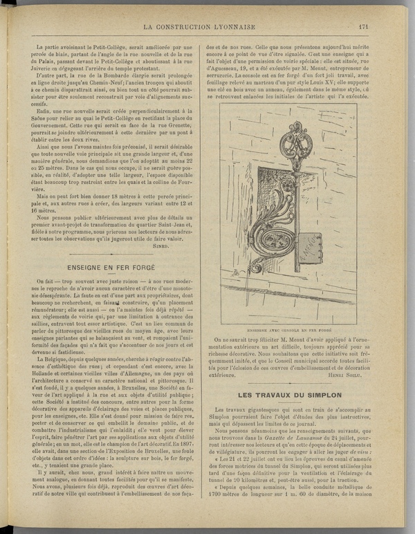 
						Affichage en mode lecture de la page
					