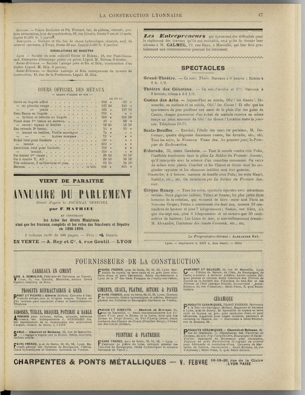 
						Affichage en mode lecture de la page
					