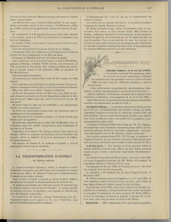 
						Affichage en mode lecture de la page
					