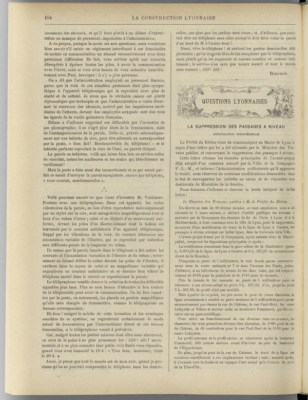 
						Affichage en mode lecture de la page
					