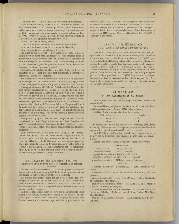 
						Affichage en mode lecture de la page
					