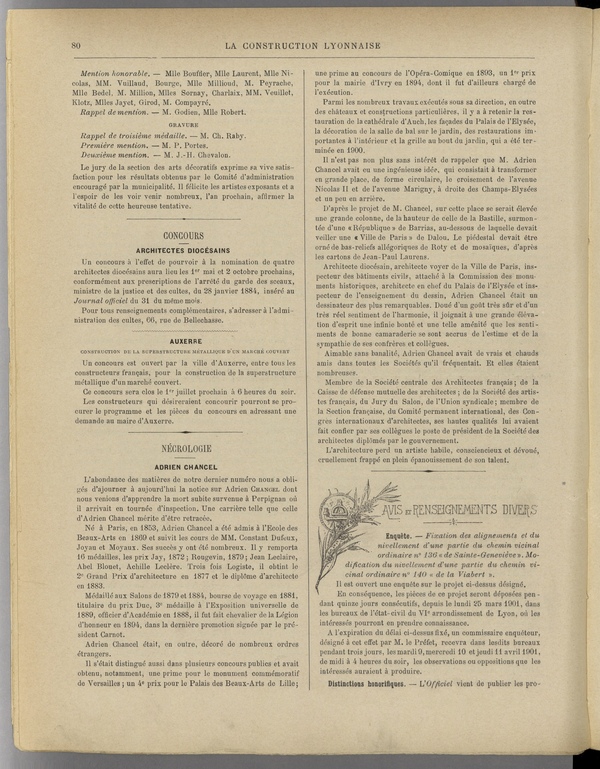 
						Affichage en mode lecture de la page
					