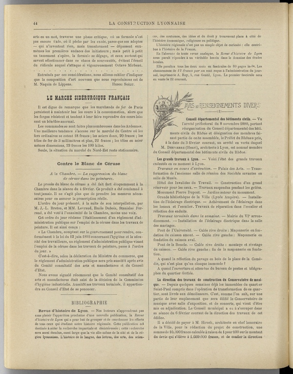 
						Affichage en mode lecture de la page
					