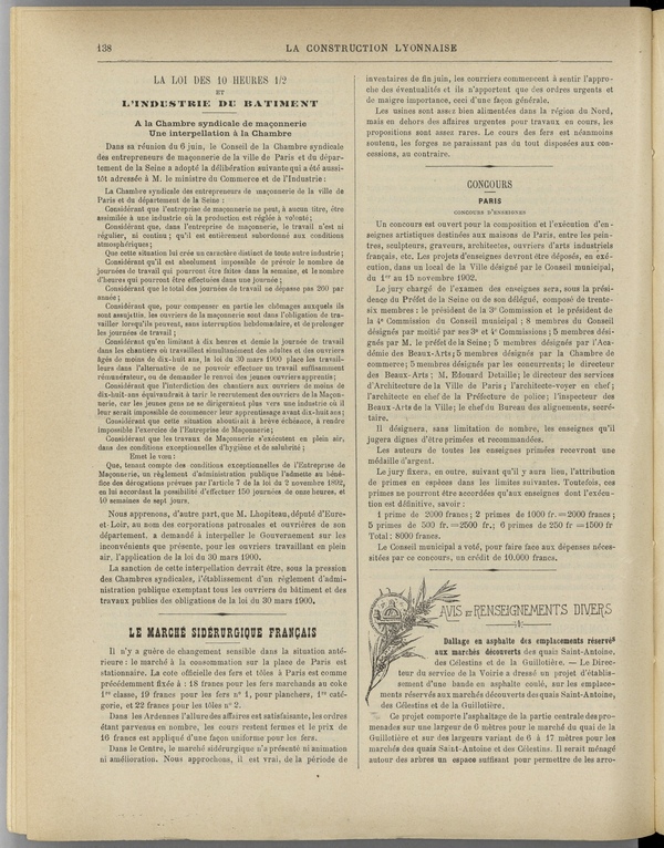
						Affichage en mode lecture de la page
					