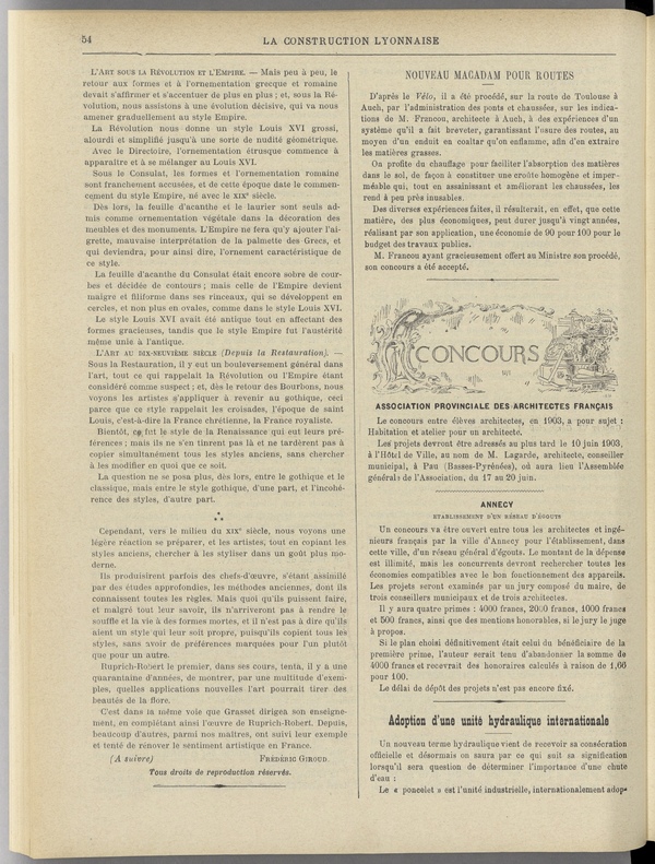
						Affichage en mode lecture de la page
					