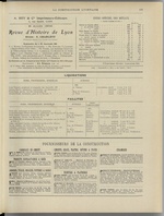 La Construction lyonnaise N°11, pp. 11