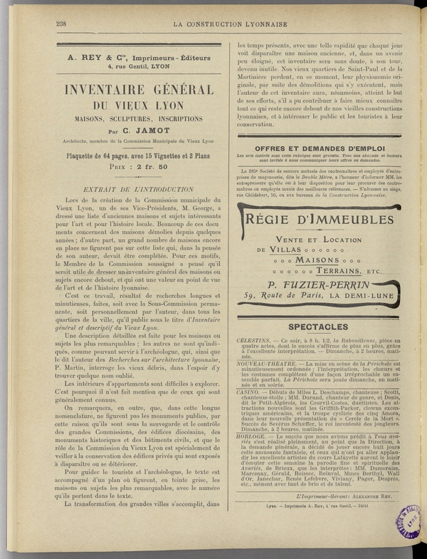 
						Affichage en mode lecture de la page
					