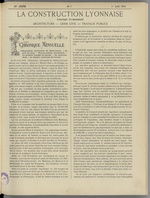 La Construction lyonnaise N°7, pp. 1