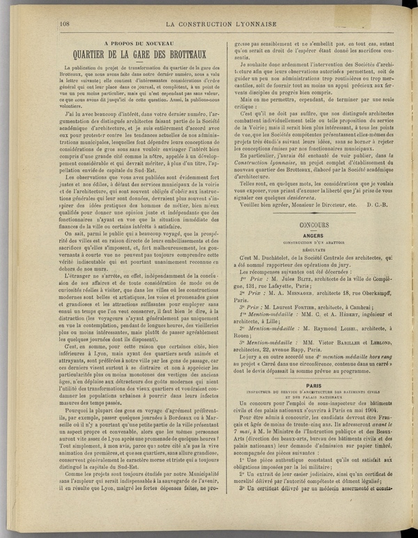 
						Affichage en mode lecture de la page
					