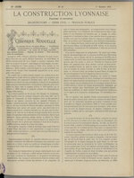 La Construction lyonnaise N°19, pp. 1