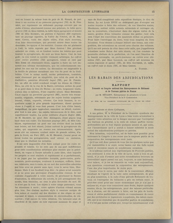 
						Affichage en mode lecture de la page
					