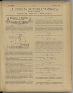La Construction lyonnaise N°4, pp. 1