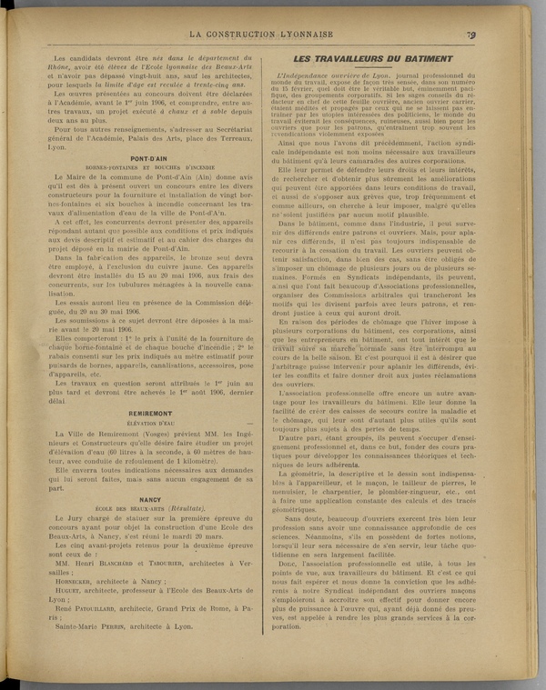 
						Affichage en mode lecture de la page
					