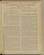 La Construction lyonnaise N°8, pp. 1