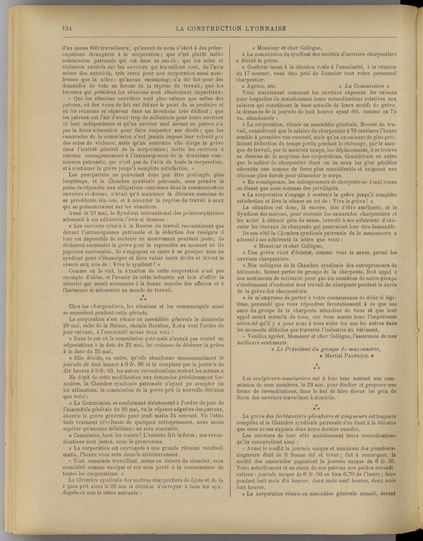 
						Affichage en mode lecture de la page
					