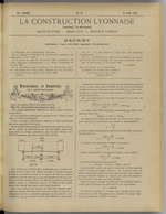 La Construction lyonnaise N°16, pp. 1