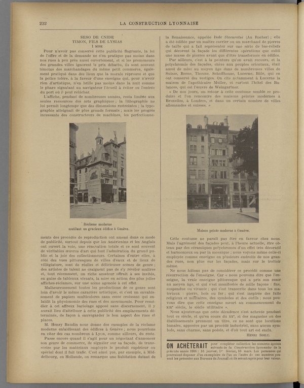 
						Affichage en mode lecture de la page
					