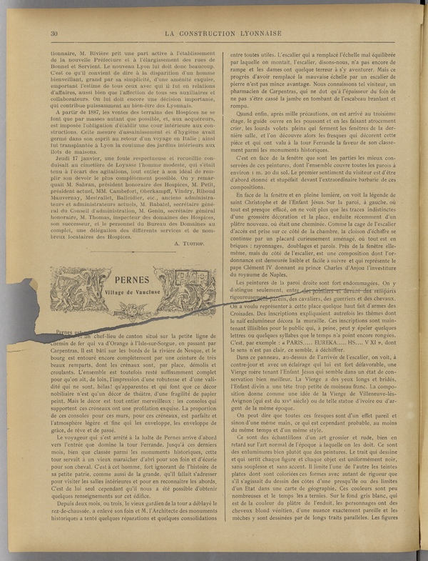 
						Affichage en mode lecture de la page
					