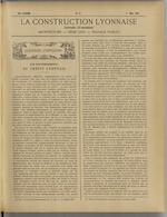 La Construction lyonnaise N°9, pp. 1
