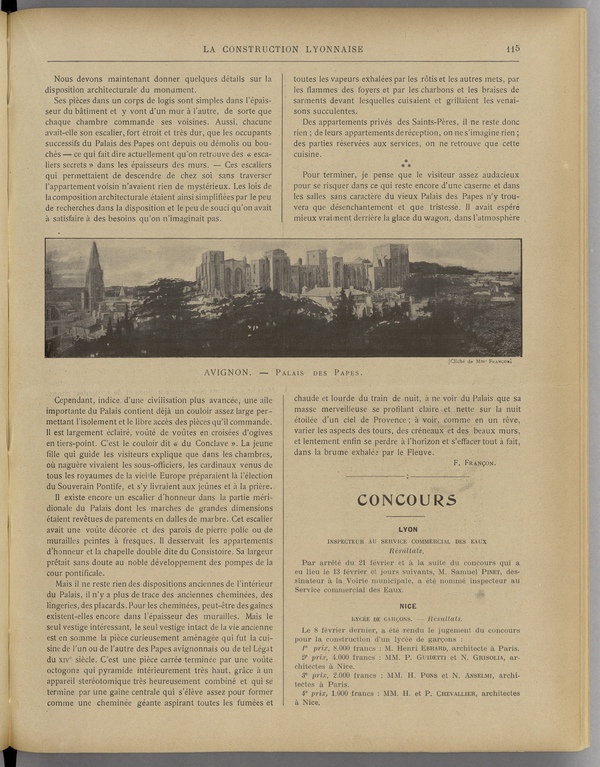 
						Affichage en mode lecture de la page
					