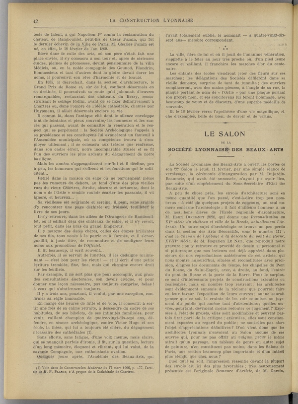 
						Affichage en mode lecture de la page
					