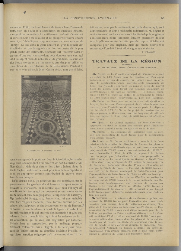 
						Affichage en mode lecture de la page
					