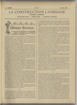 La Construction lyonnaise N°13, pp. 1