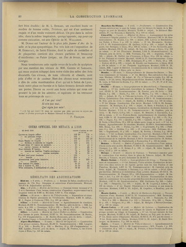 
						Affichage en mode lecture de la page
					