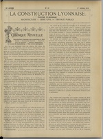 La Construction lyonnaise N°19, pp. 1