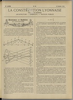 La Construction lyonnaise N°20, pp. 1