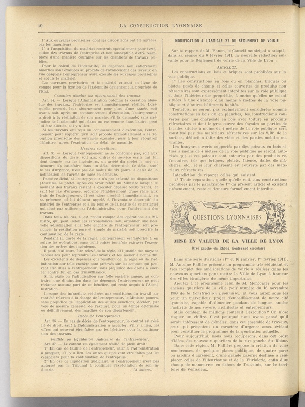 
						Affichage en mode lecture de la page
					