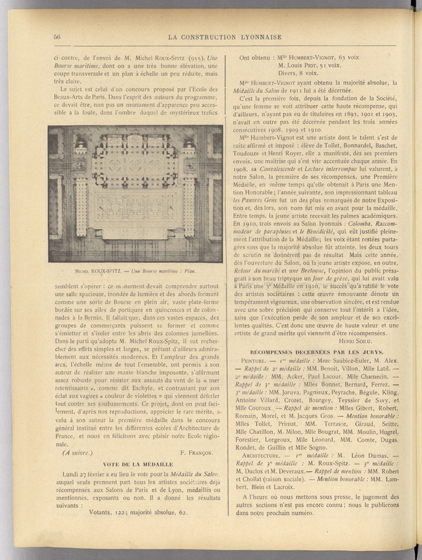 
						Affichage en mode lecture de la page
					