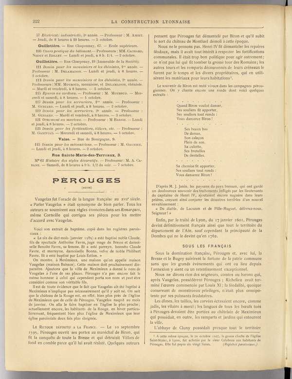 
						Affichage en mode lecture de la page
					