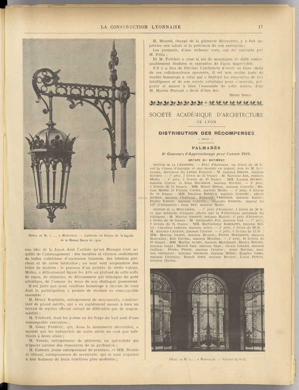 
						Affichage en mode lecture de la page
					