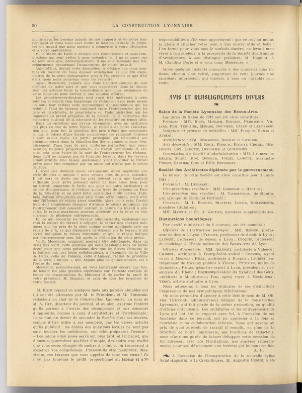 
						Affichage en mode lecture de la page
					