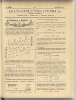 La Construction lyonnaise N°18, pp. 1