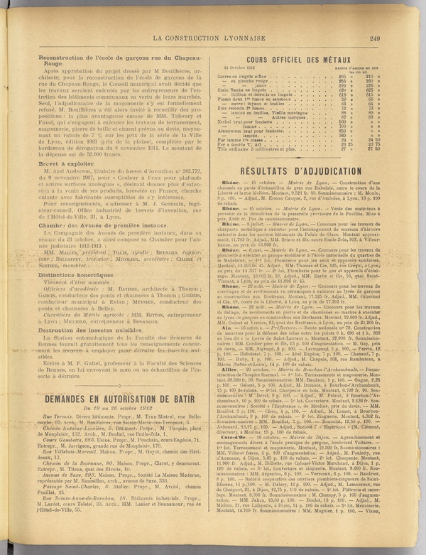 
						Affichage en mode lecture de la page
					
