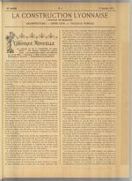 La Construction lyonnaise N°1, pp. 3