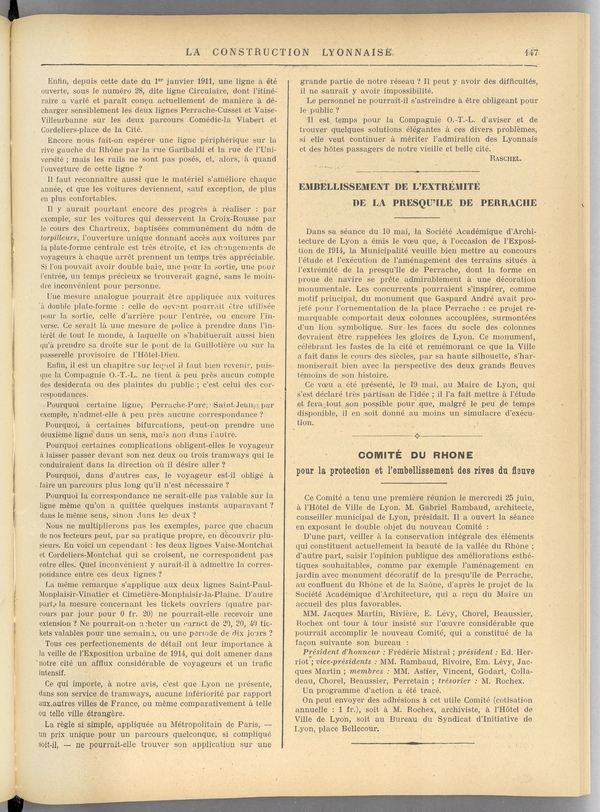 
						Affichage en mode lecture de la page
					